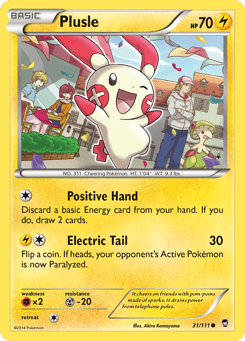 Plusle 31/111 Furious Fists