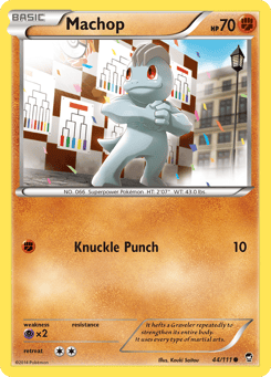 Machop 44/111 Furious Fists