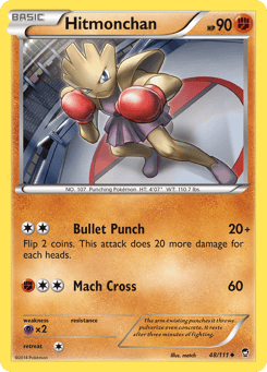 Hitmonchan 48/111 Furious Fists