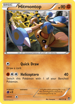 Hitmontop 49/111 Furious Fists