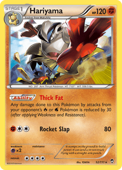 Hariyama 52/111 Furious Fists