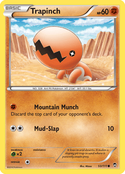 Trapinch 53/111 Furious Fists