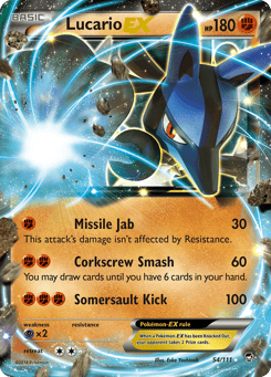 Lucario-EX 54/111 Furious Fists