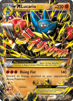 M Lucario-EX 55/111 Furious Fists