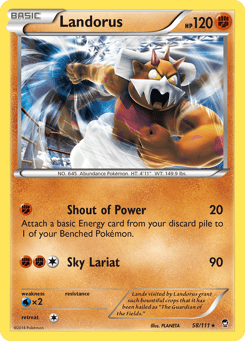 Landorus 58/111 Furious Fists