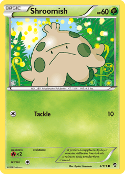 Shroomish 6/111 Furious Fists