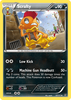 Scrafty 67/111 Furious Fists