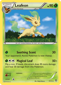 Leafeon 7/111 Furious Fists