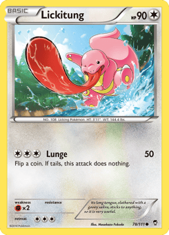 Lickitung 78/111 Furious Fists