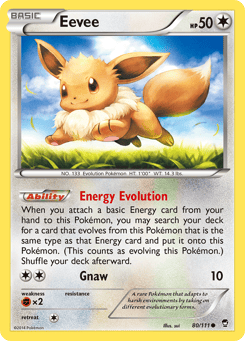 Eevee 80/111 Furious Fists