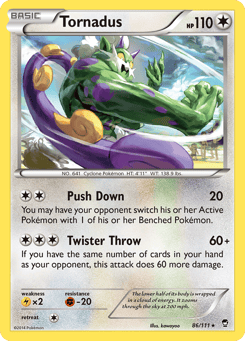 Tornadus 86/111 Furious Fists