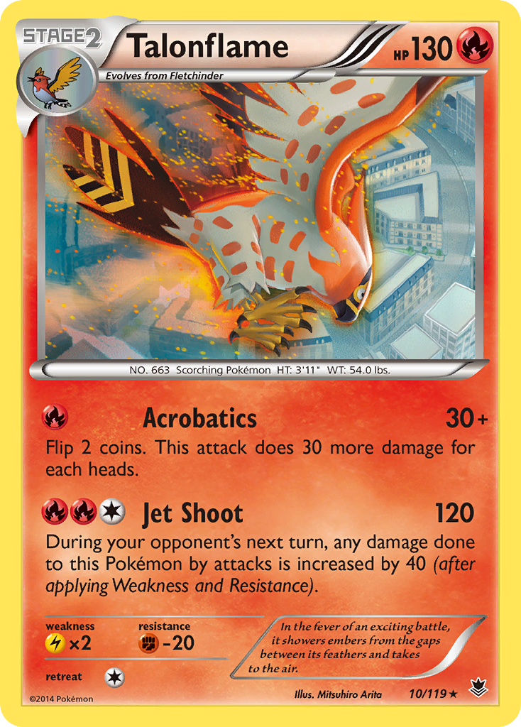 Talonflame 10/119 Phantom Forces