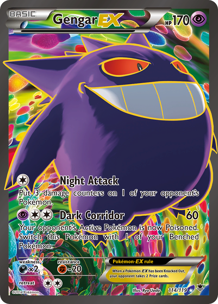 Gengar-EX 114/119 Phantom Forces