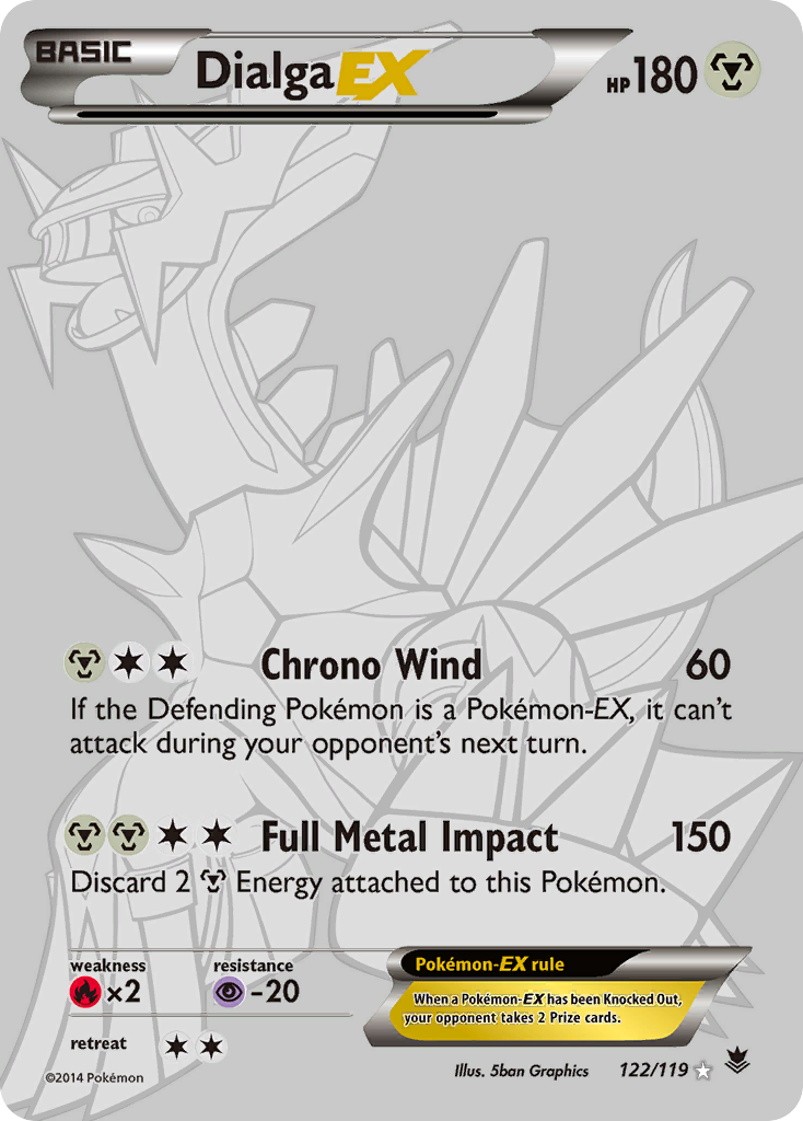 Dialga-EX 122/119 Phantom Forces