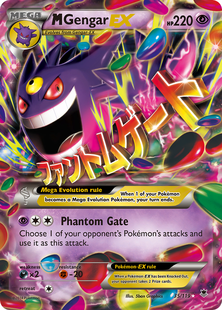 M Gengar-EX 35/119 Phantom Forces