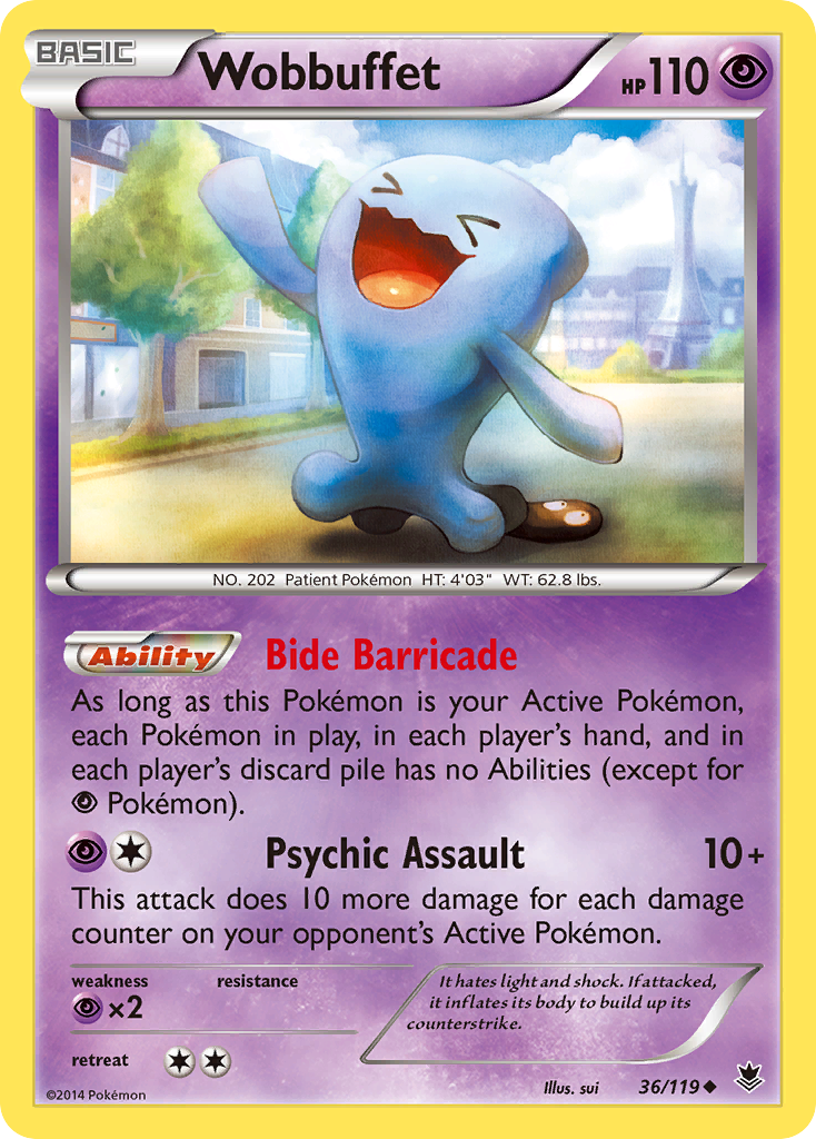 Wobbuffet 36/119 Phantom Forces