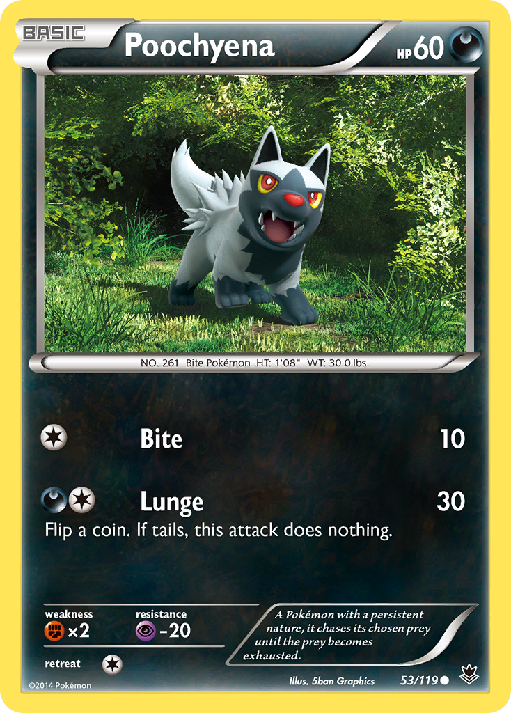 Poochyena 53/119 Phantom Forces