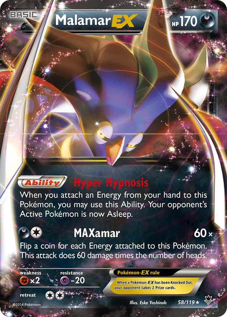 Malamar-EX 58/119 Phantom Forces