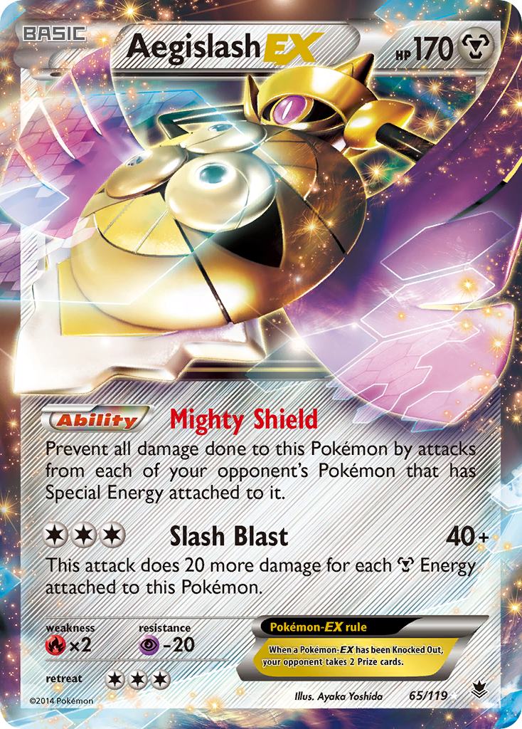 Aegislash-EX 65/119 Phantom Forces