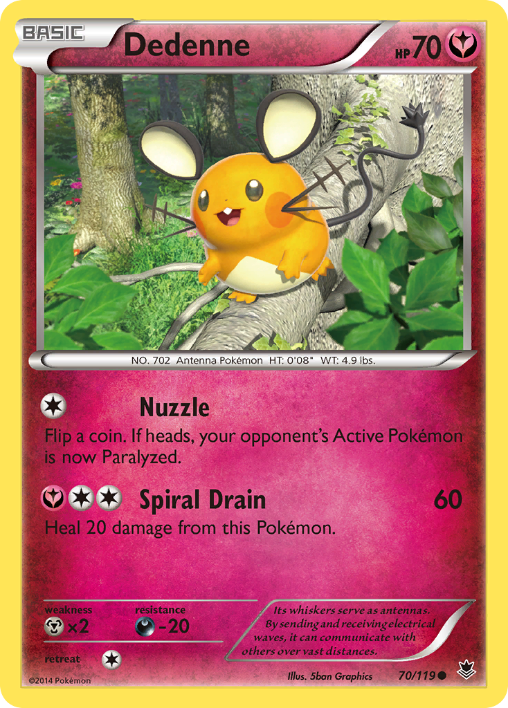 Dedenne 70/119 Phantom Forces