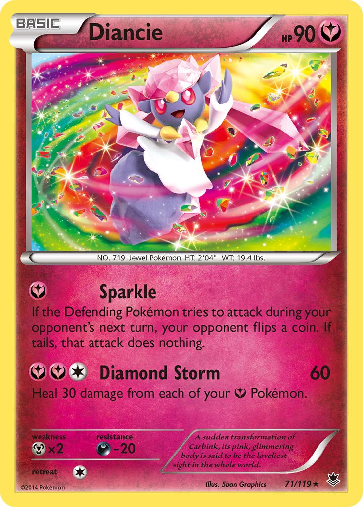 Diancie 71/119 Phantom Forces