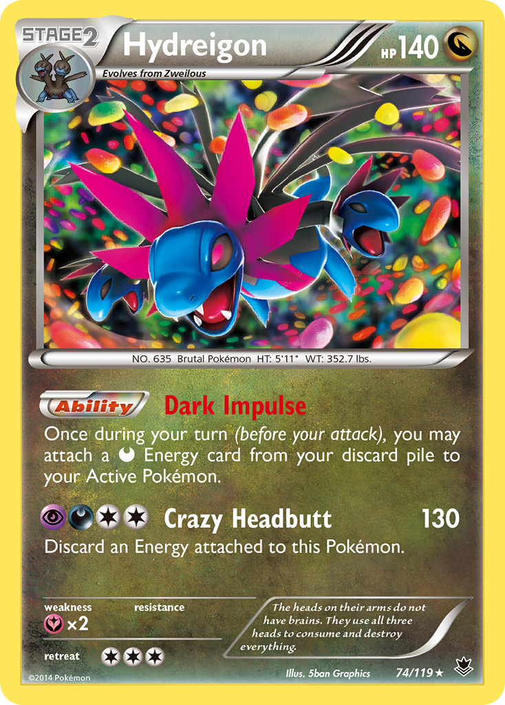 Hydreigon 74/119 Phantom Forces