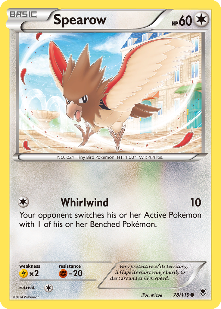 Spearow 78/119 Phantom Forces