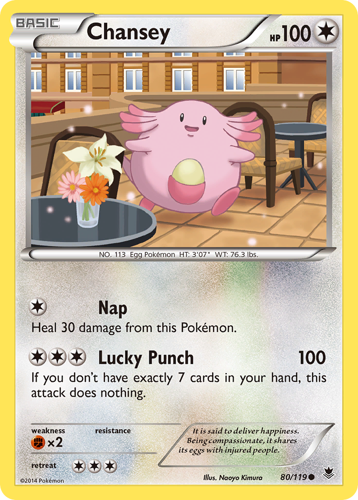 Chansey 80/119 Phantom Forces