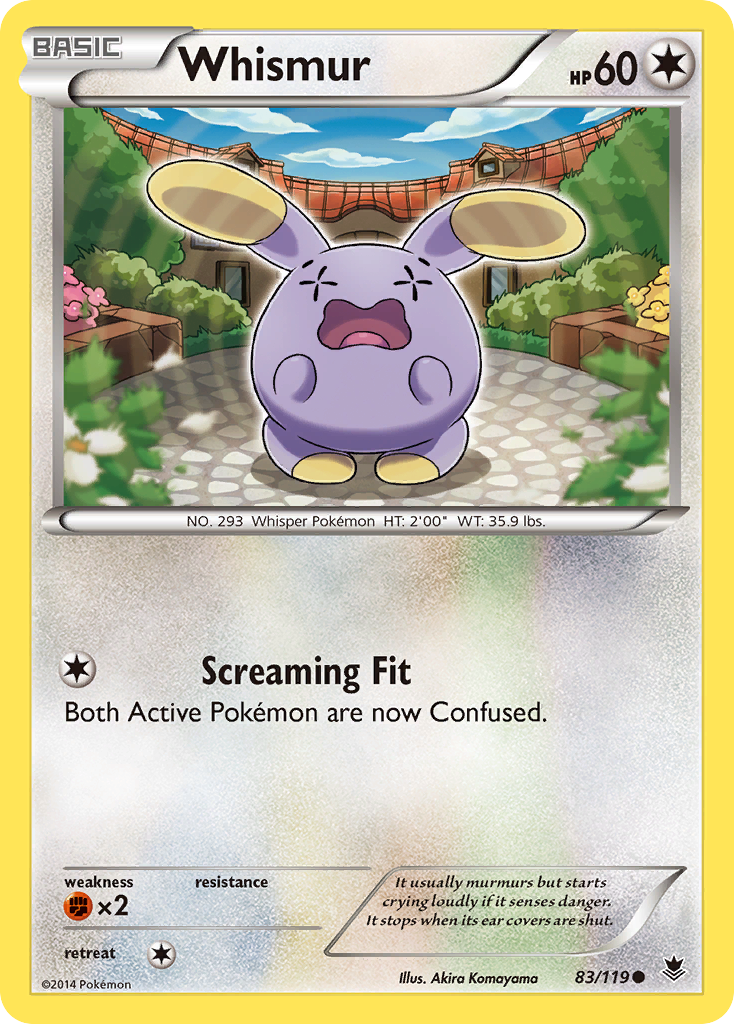 Whismur 83/119 Phantom Forces