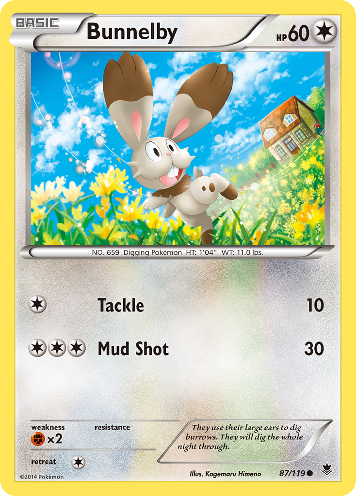 Bunnelby 87/119 Phantom Forces