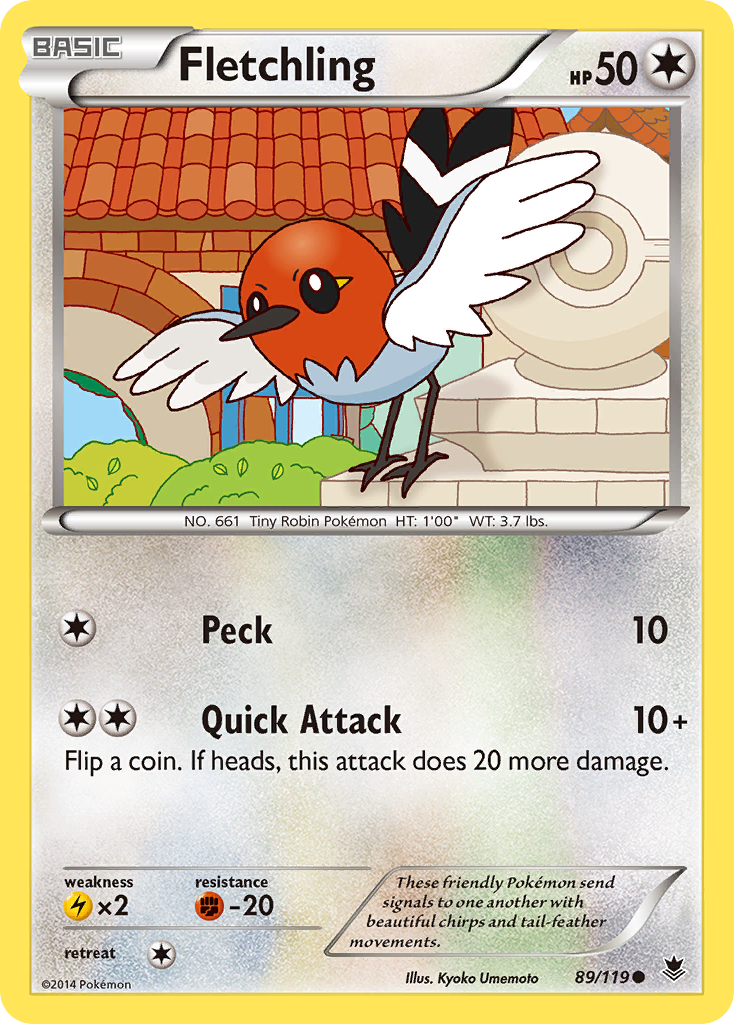 Fletchling 89/119 Phantom Forces