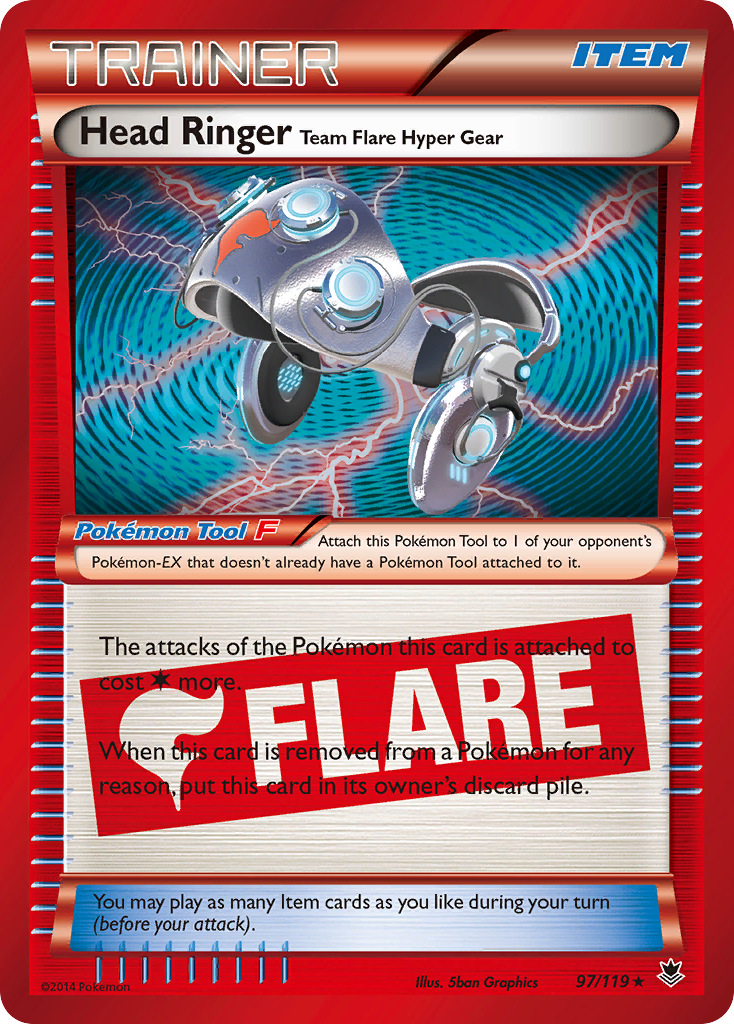 Head Ringer Team Flare Hyper Gear 97/119 Phantom Forces