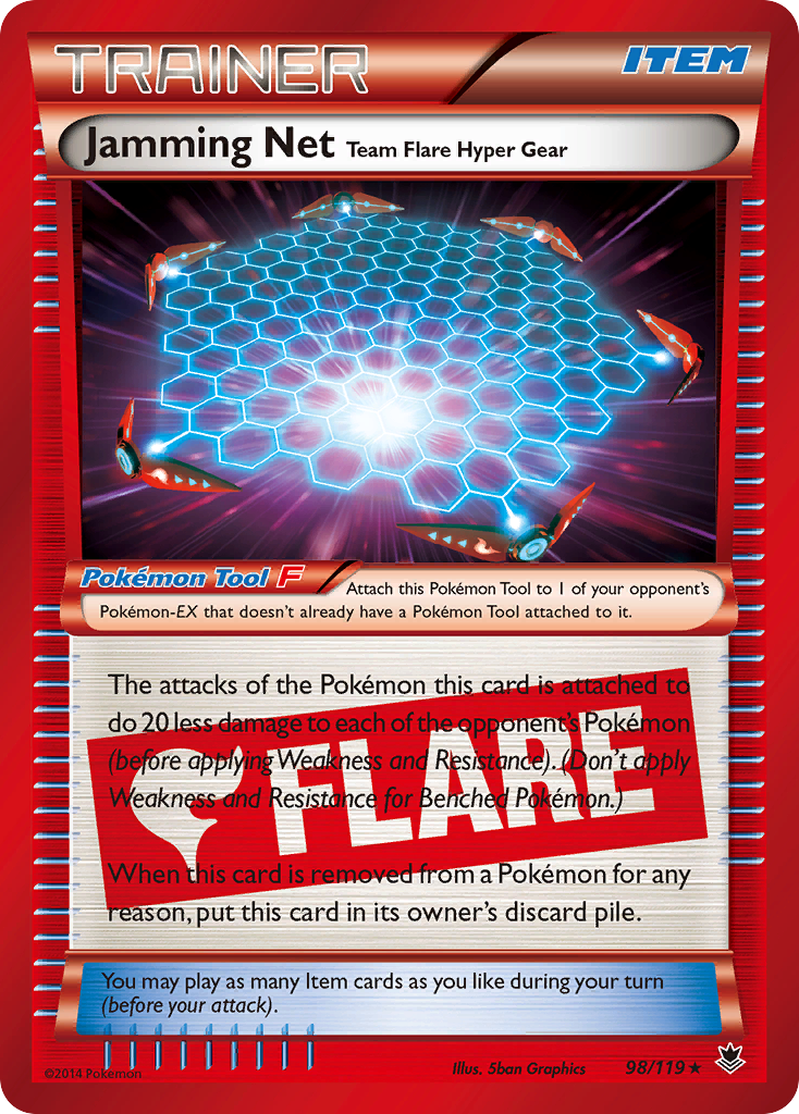Jamming Net Team Flare Hyper Gear 98/119 Phantom Forces