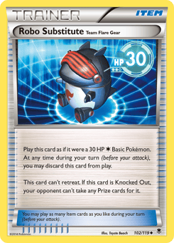 Robo Substitute Team Flare Gear 102/119 Phantom Forces