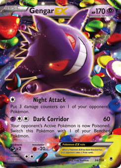 Gengar-EX 34/119 Phantom Forces