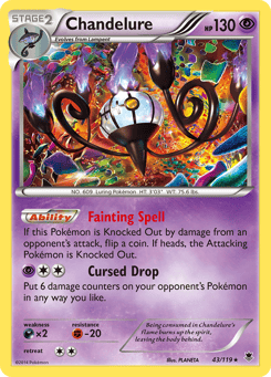Chandelure 43/119 Phantom Forces