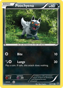Poochyena 53/119 Phantom Forces