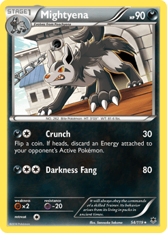 Mightyena 54/119 Phantom Forces