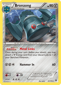 Bronzong 61/119 Phantom Forces