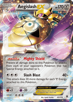 Aegislash-EX 65/119 Phantom Forces
