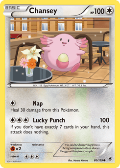 Chansey 80/119 Phantom Forces