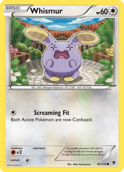 Whismur 83/119 Phantom Forces