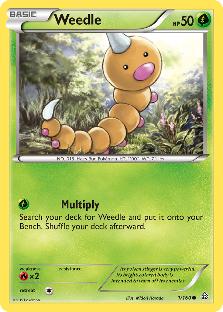 Weedle 1/160 Primal Clash