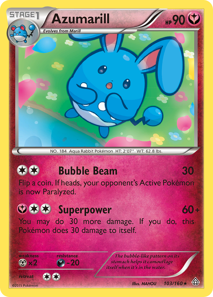 Azumarill 103/160 Primal Clash