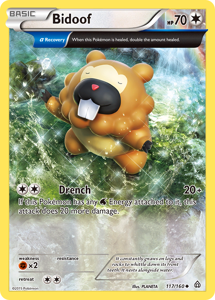 Bidoof 117/160 Primal Clash