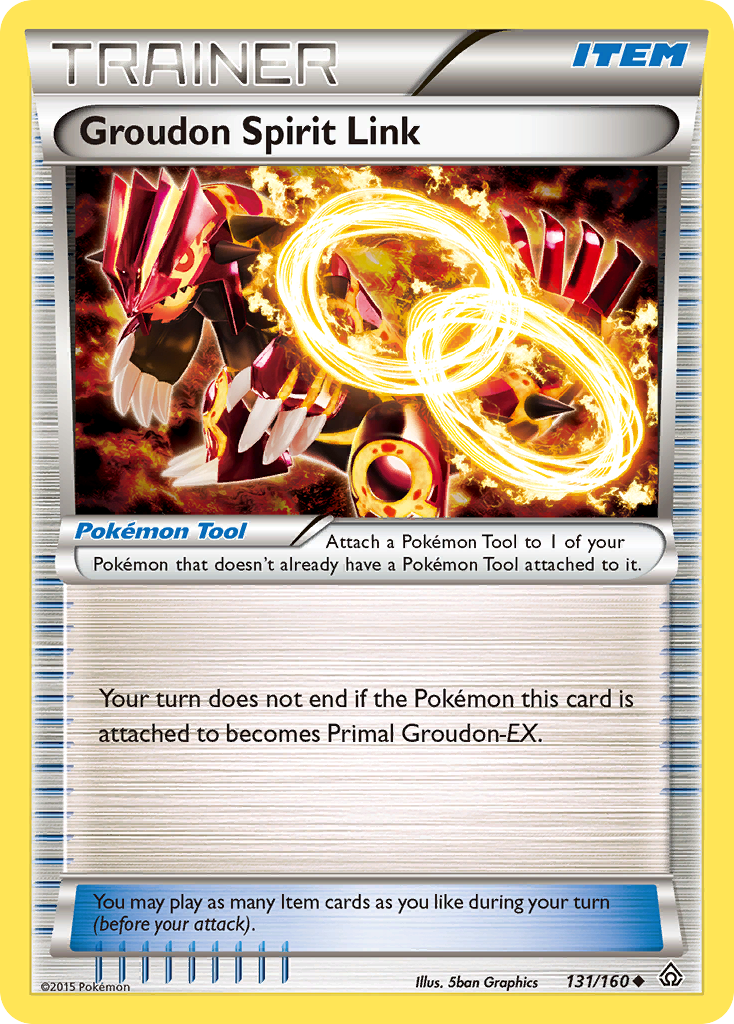 Groudon Spirit Link 131/160 Primal Clash