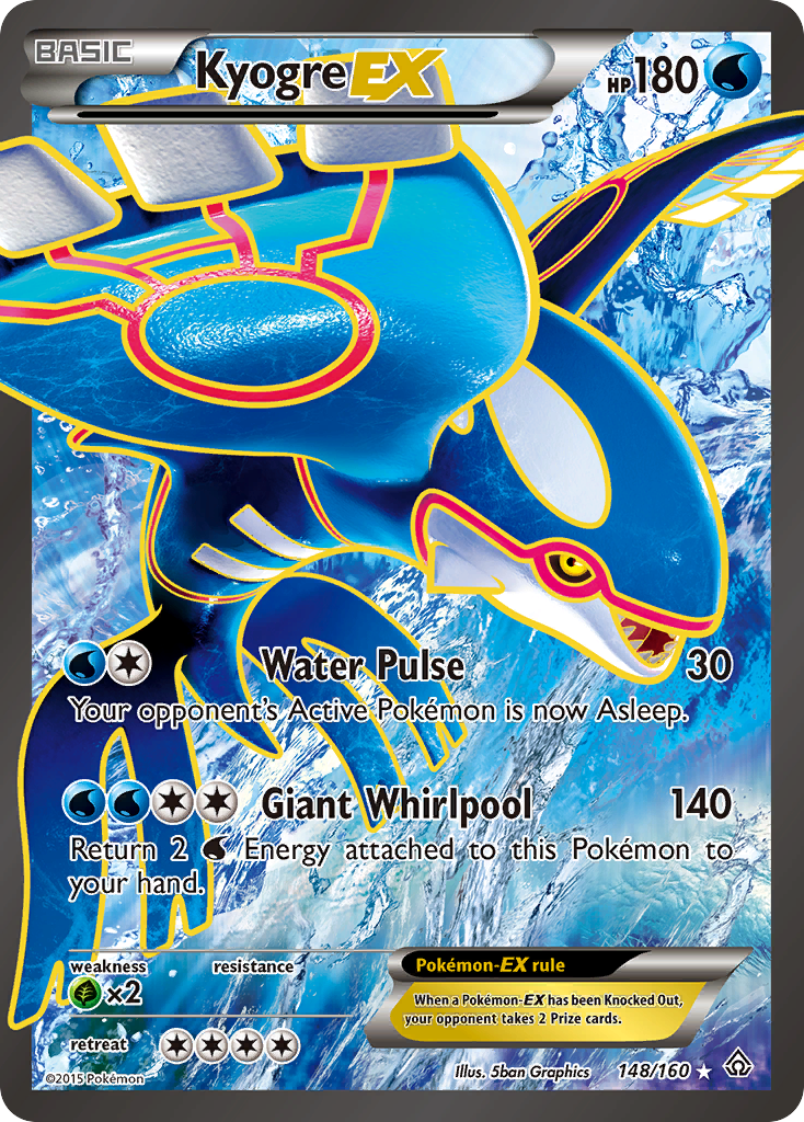 Kyogre-EX 148/160 Primal Clash