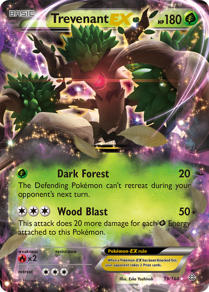 Trevenant-EX 19/160 Primal Clash