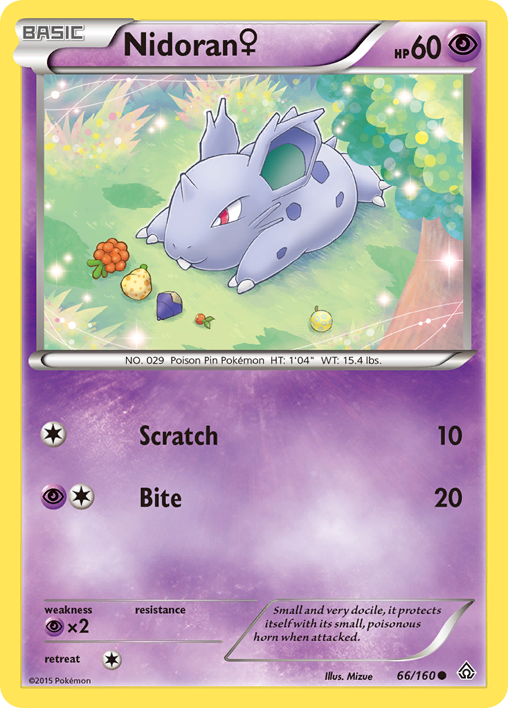 Nidoran ♀ 66/160 Primal Clash