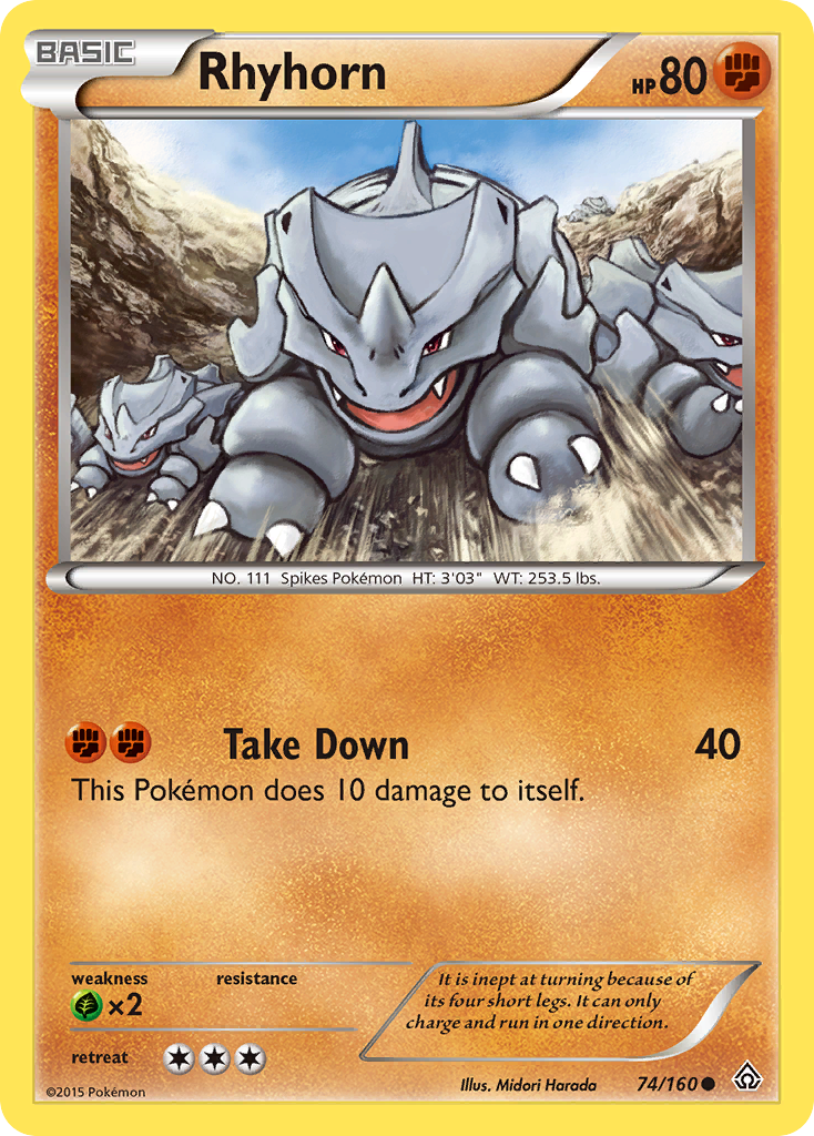 Rhyhorn 74/160 Primal Clash